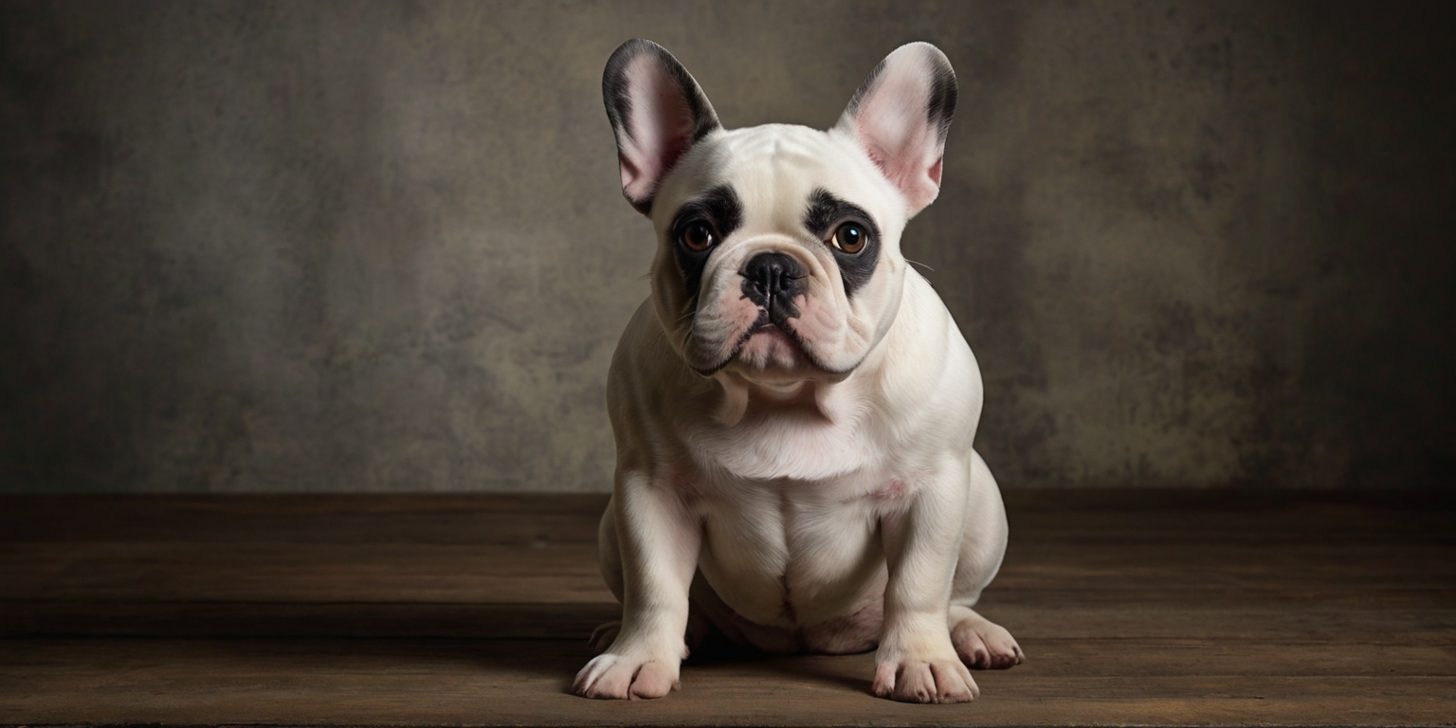 Pied French Bulldog